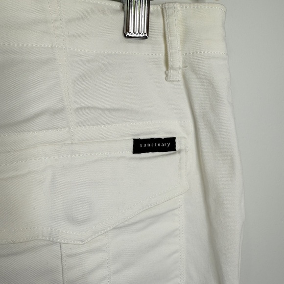 Sanctuary Standard Surplus White Raw Hem Jeans (31) - Picture 9 of 9